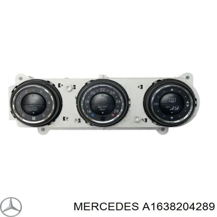 Unidad de control, calefacción/ventilacion Mercedes ML/GLE (W163)