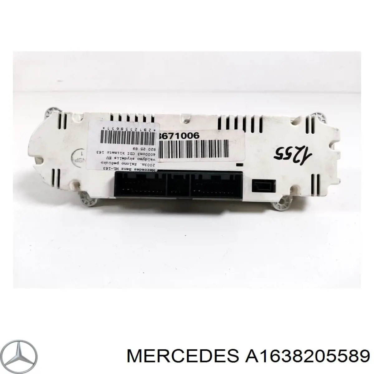 Módulo de modos de calefacción/aire acondicionado Mercedes A1638205589 precio, desde 127,78 EUR