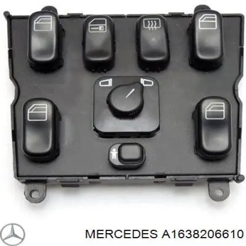 A1638206610 Mercedes unidad de control elevalunas consola central