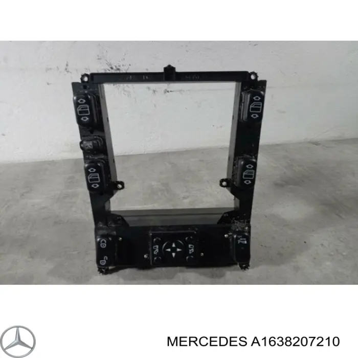 Comprar A1638207210 Mercedes Botón de encendido del motor del elevalunas de la consola central