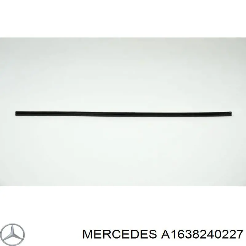 A1638240227 Mercedes limpiaparabrisas de luna trasera