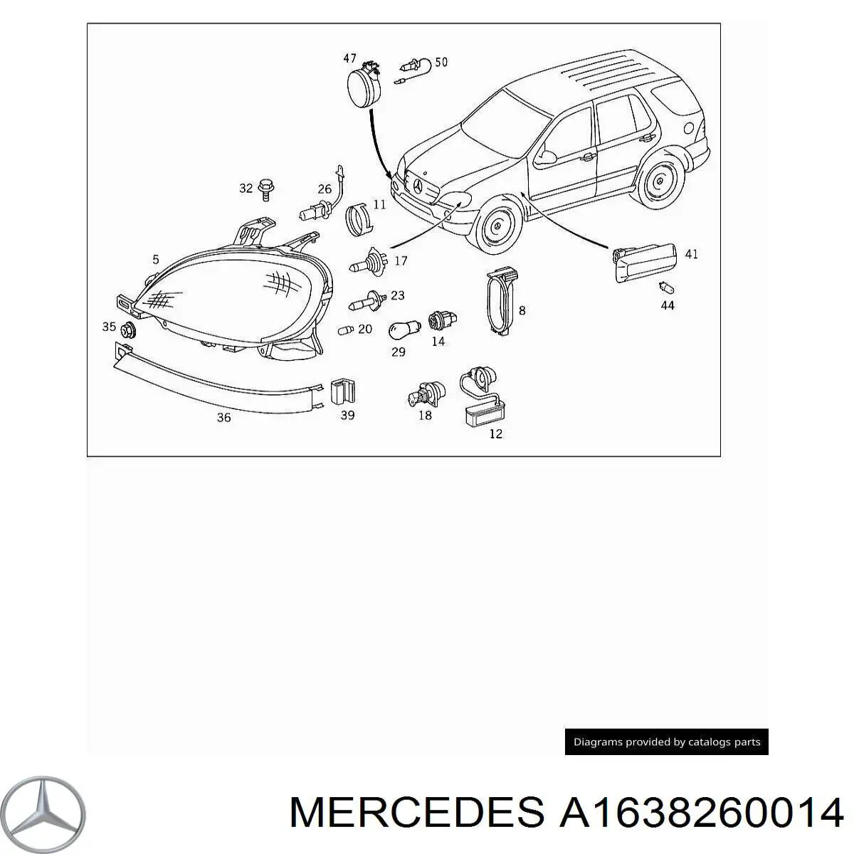 A1638260014 Mercedes