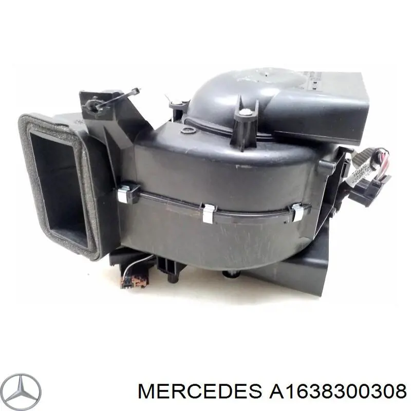 Carcasa del ventilador del calefactor, conjunto A1638300308 Mercedes