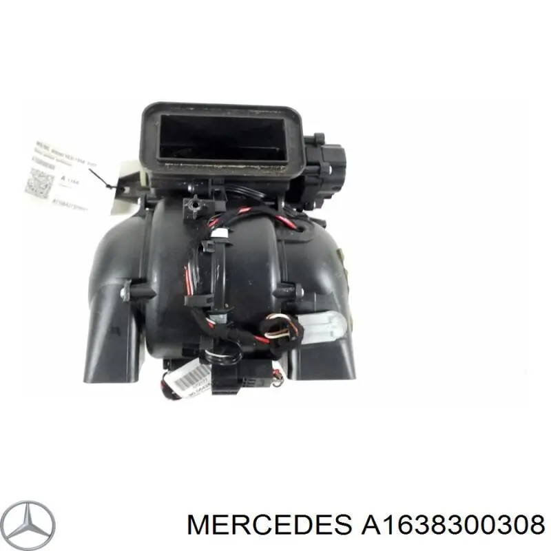 A1638300308 Mercedes conjunto carcasa de ventilador de la estufa (calentador interno)