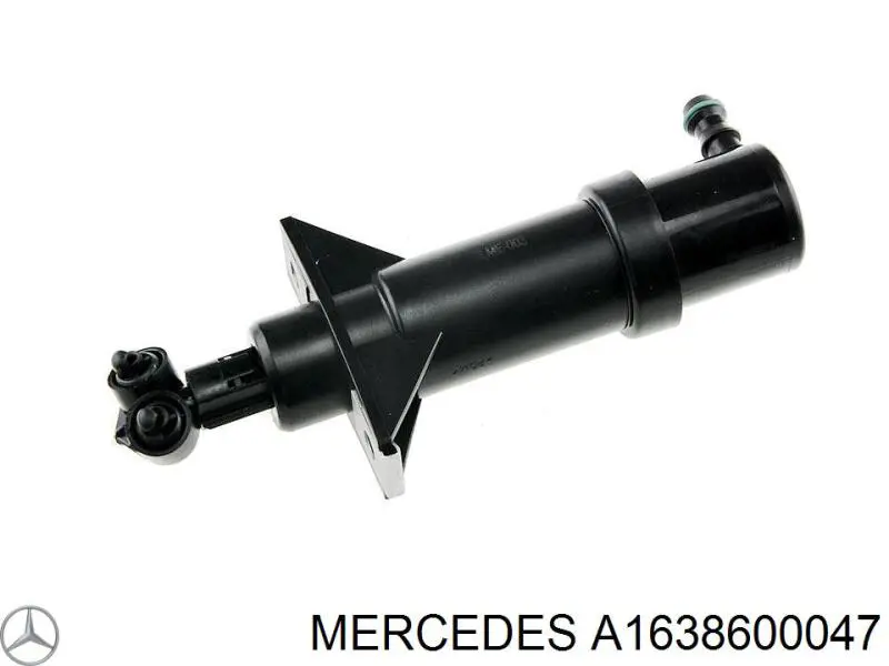 Tobera de agua regadora, lavafaros, delantera derecha Mercedes ML/GLE (W163)