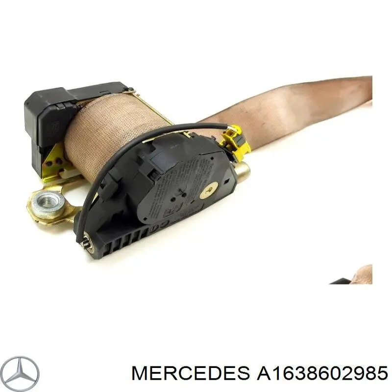 A1638602985 Mercedes Cinturón de seguridad delantero izquierdo