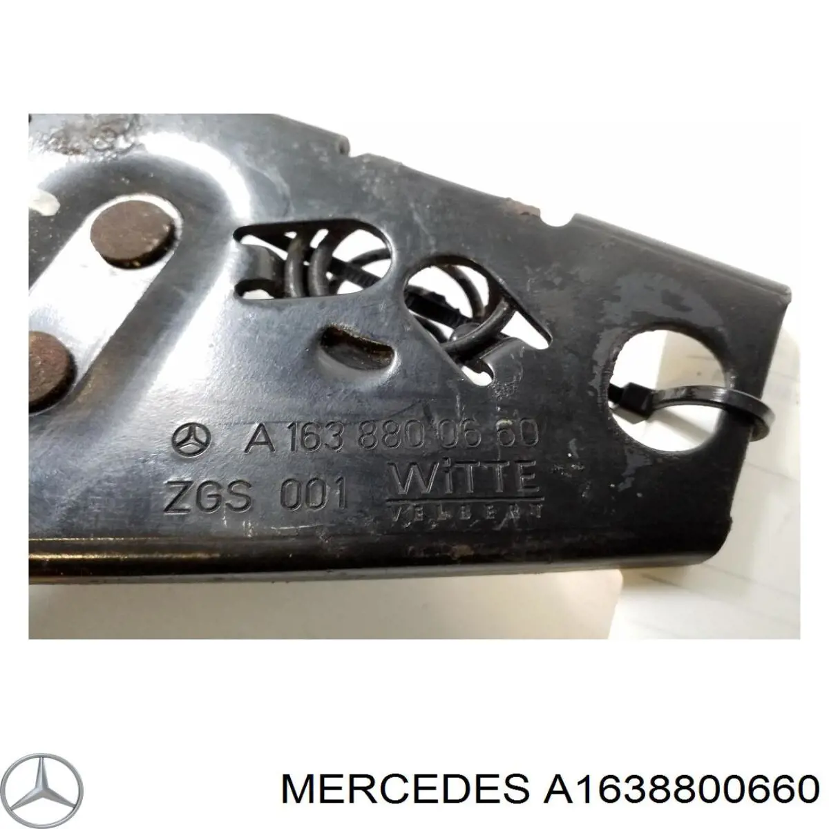 A1638800660 Mercedes cerradura del capó de motor