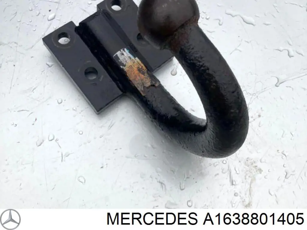 A1638801405 Mercedes cobertura de parachoques, enganche de remolque, trasera