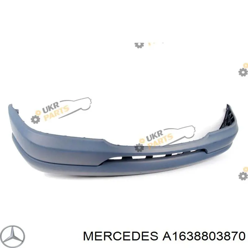A1638803870 Mercedes paragolpes delantero