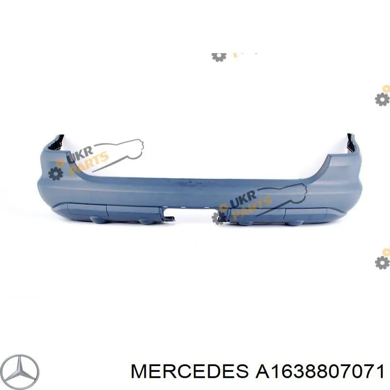 A1638807071 Mercedes Defensa trasero