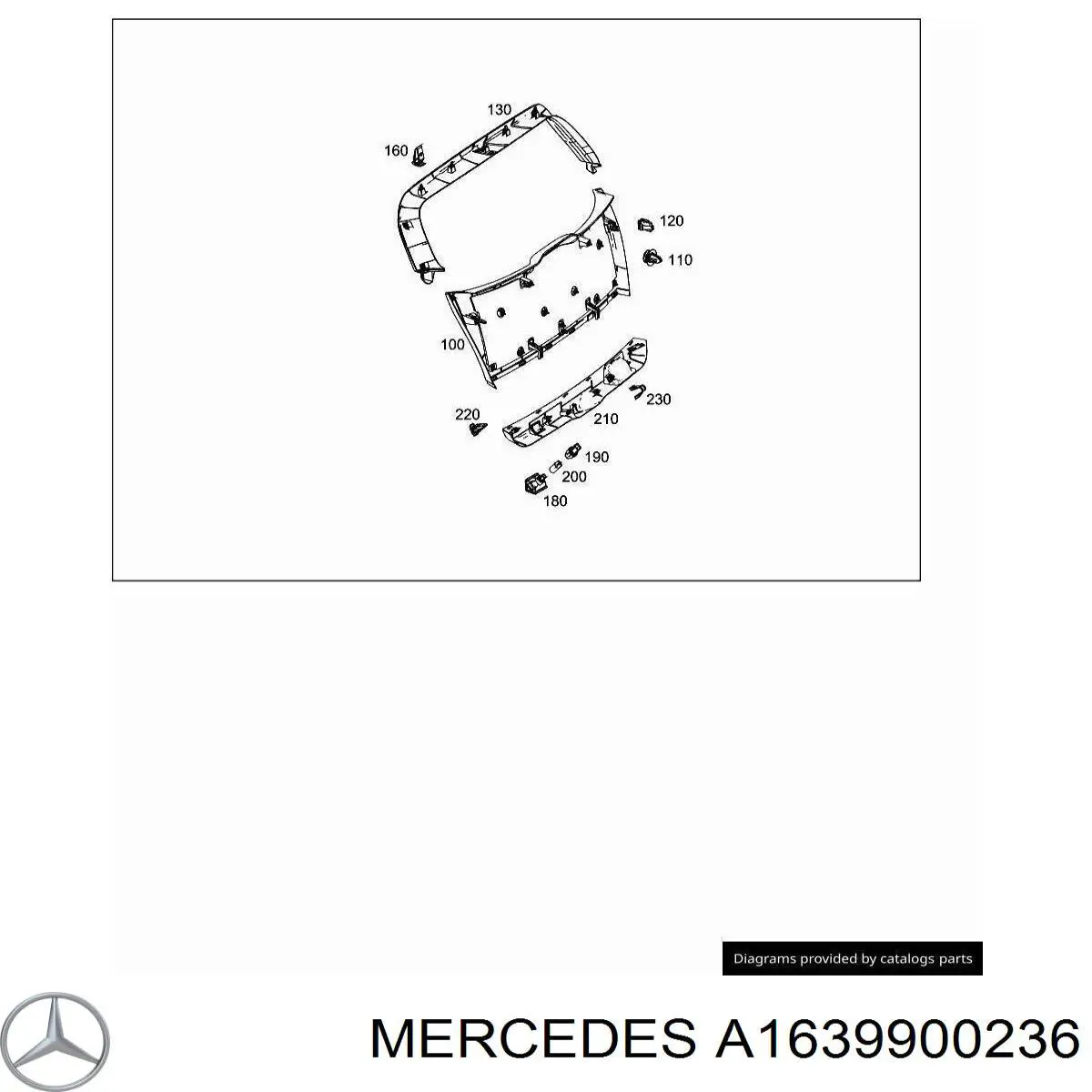  Mercedes A1639900236 precio, desde 1,74 EUR