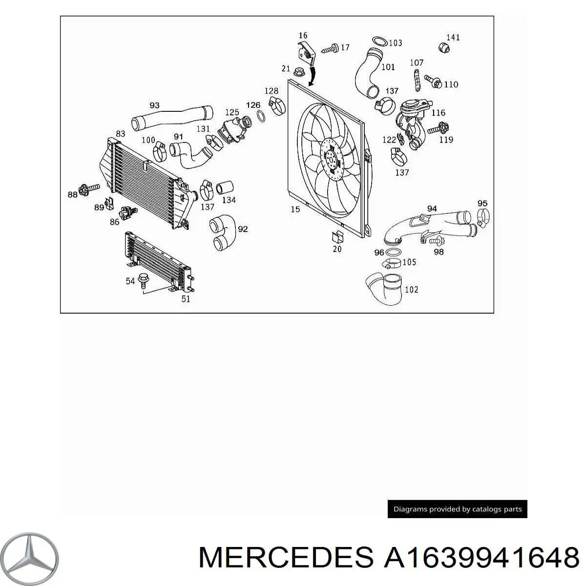  Mercedes A1639941648 precio, desde 11,72 EUR