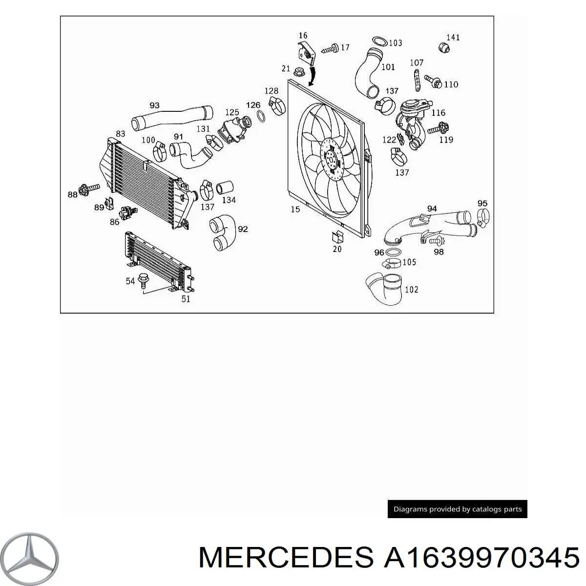 Anillo de sellado de tubería de aire acondicionado para Mercedes ML/GLE (W163)
