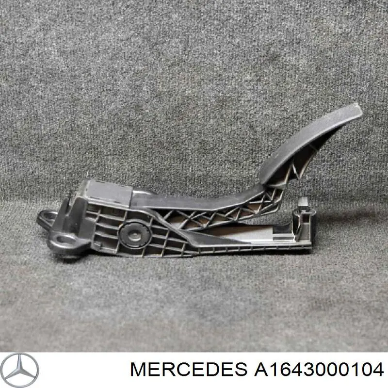 A1643000104 Mercedes pedal de acelerador