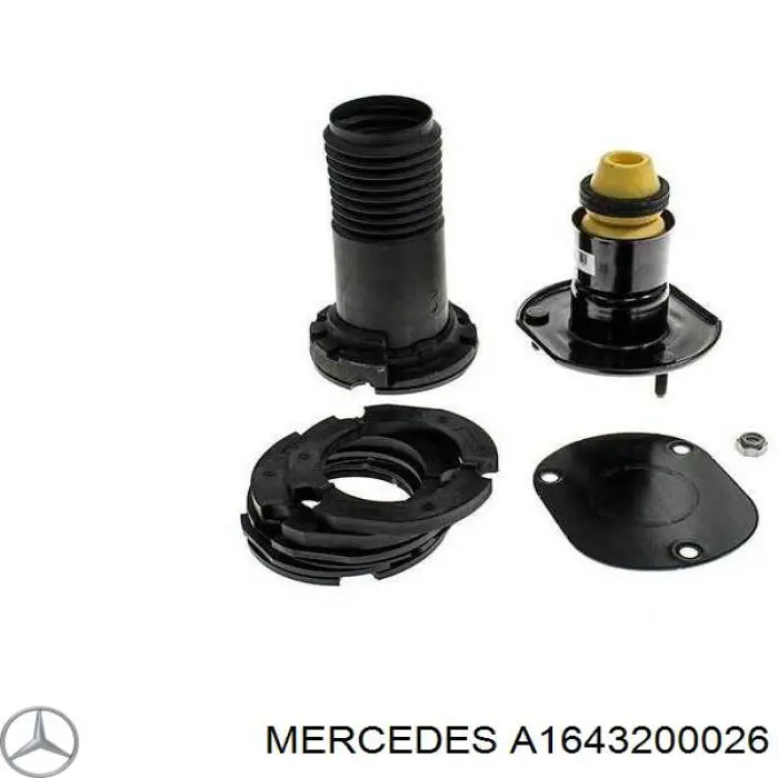 RC167616 Raiso Soporte del amortiguador delantero