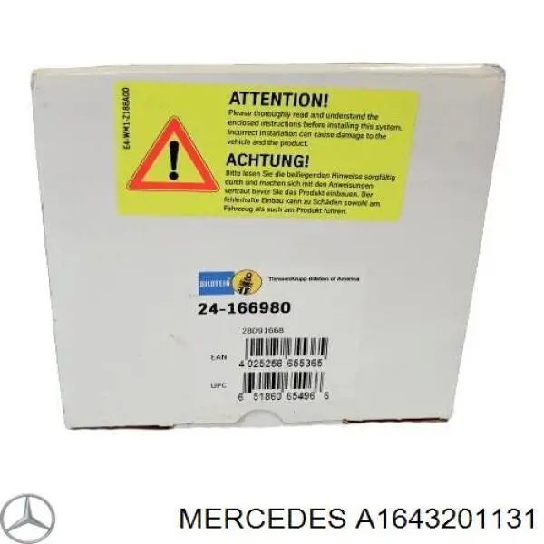 Amortiguador trasero Mercedes A1643201131 precio, desde 405,68 EUR