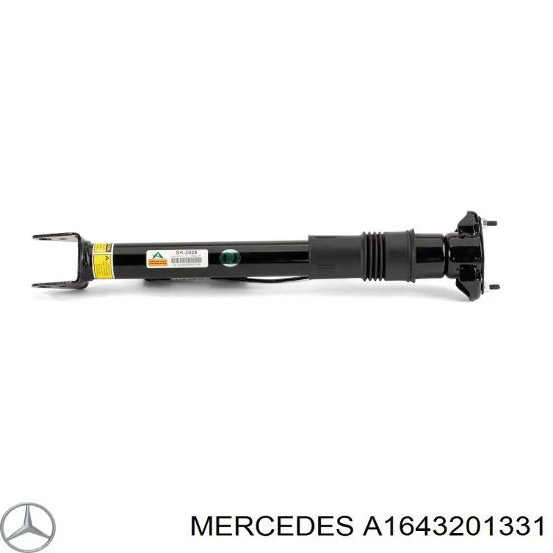 A1643201331 Mercedes amortiguador trasero