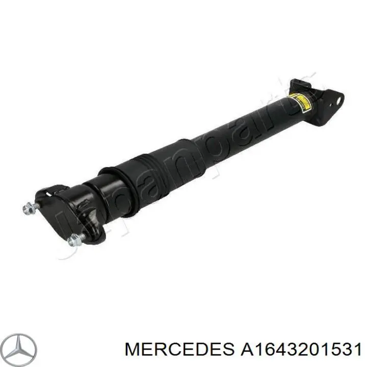 A1643201531 Mercedes amortiguador trasero