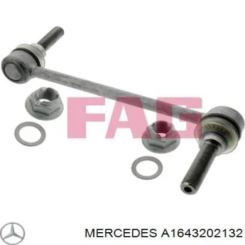 A1643202132 Mercedes soporte de barra estabilizadora delantera