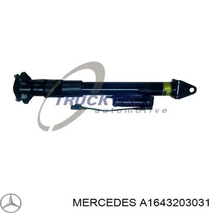 A1643203031 Mercedes amortiguador trasero