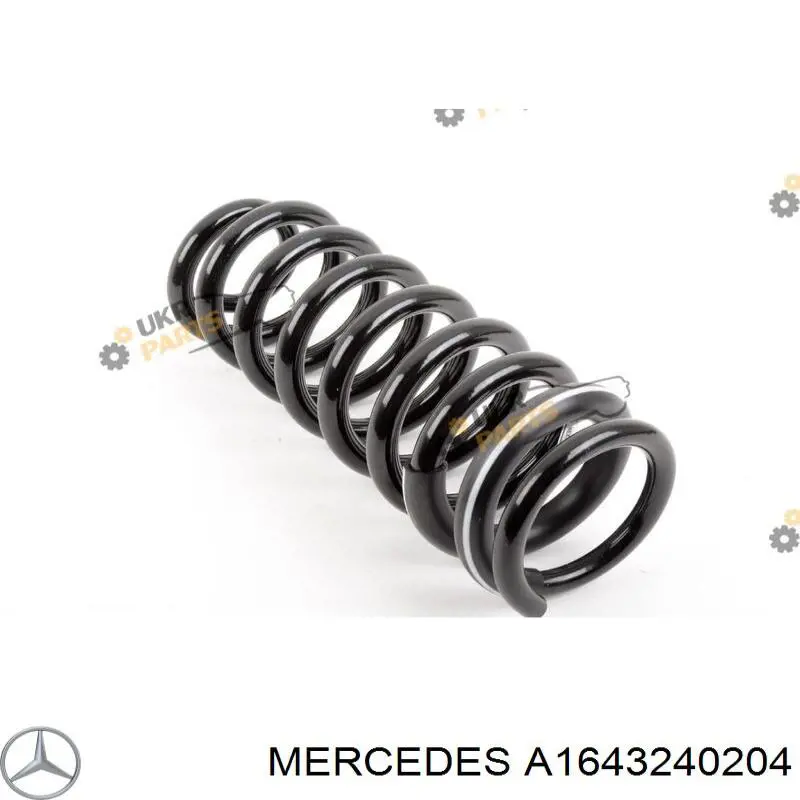 Muelle de suspensión trasero Mercedes A1643240204 precio, desde 57,29 EUR