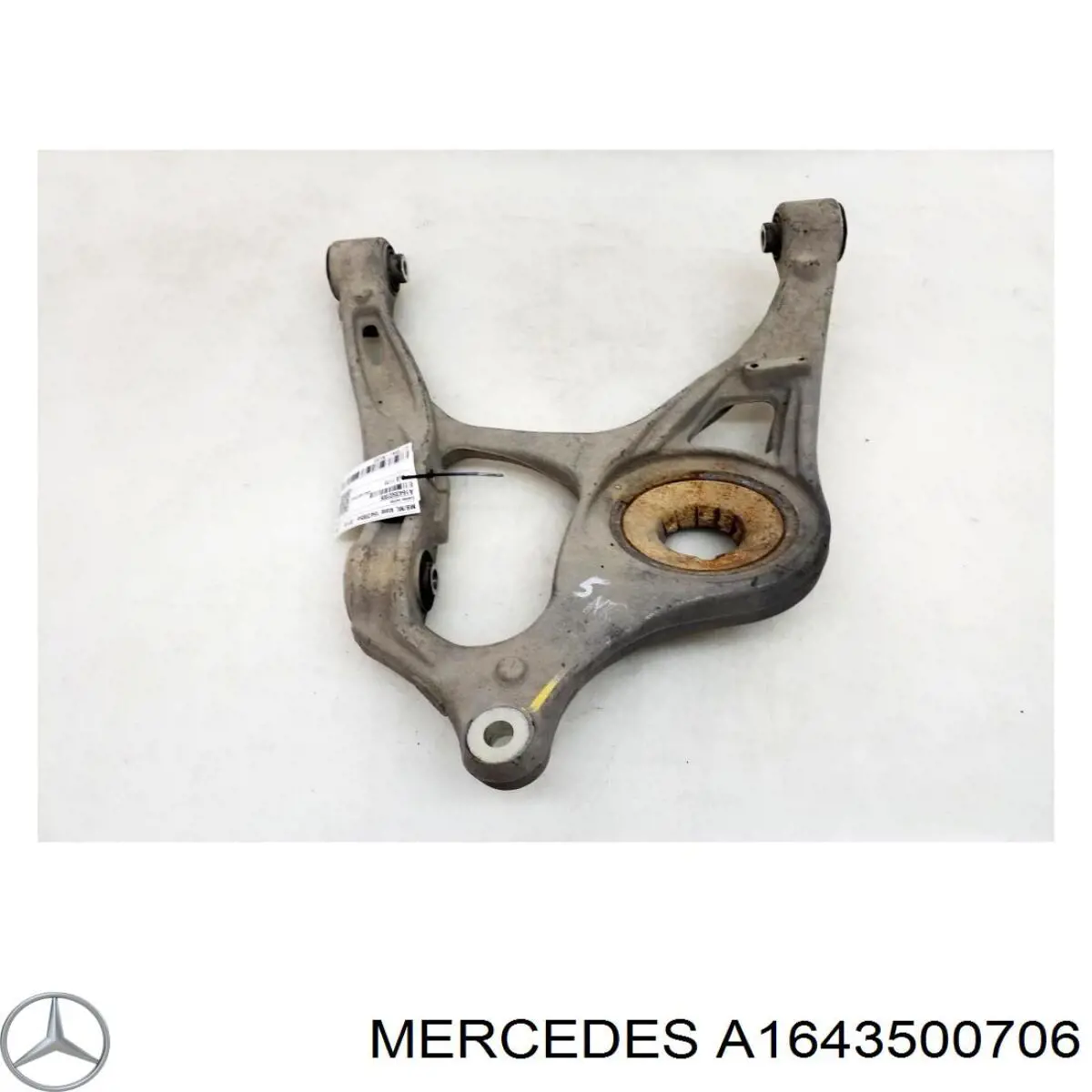A1643500706 Mercedes brazo de suspensión trasero inferior derecho