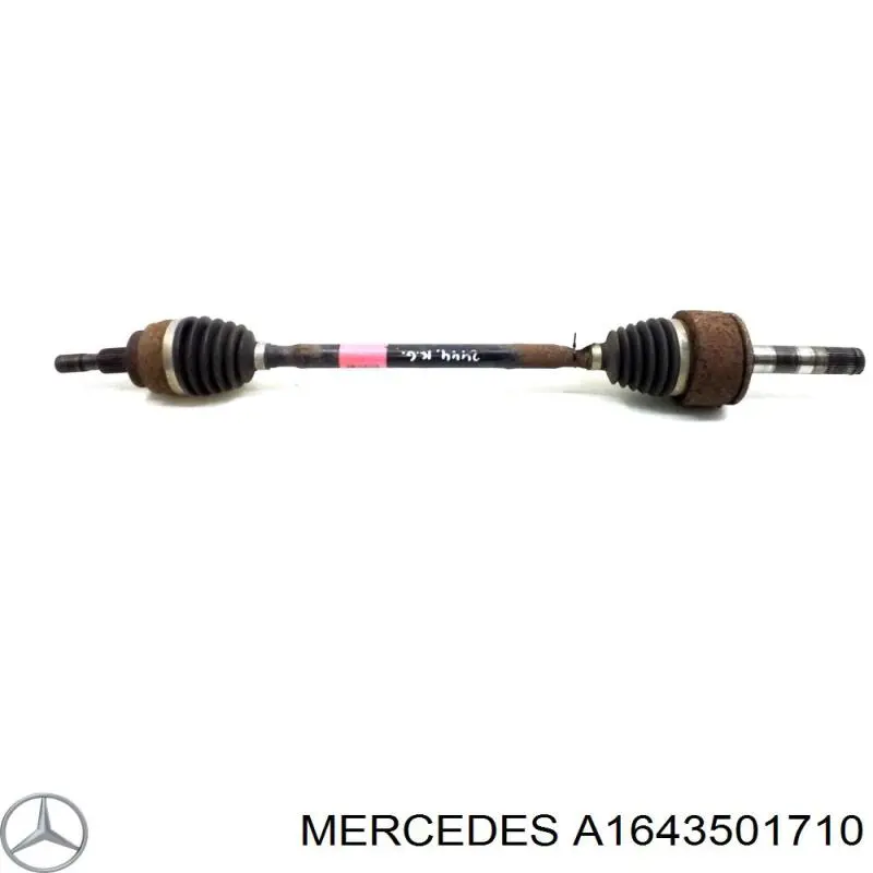 A1643501710 Mercedes Semieje trasero izquierdo