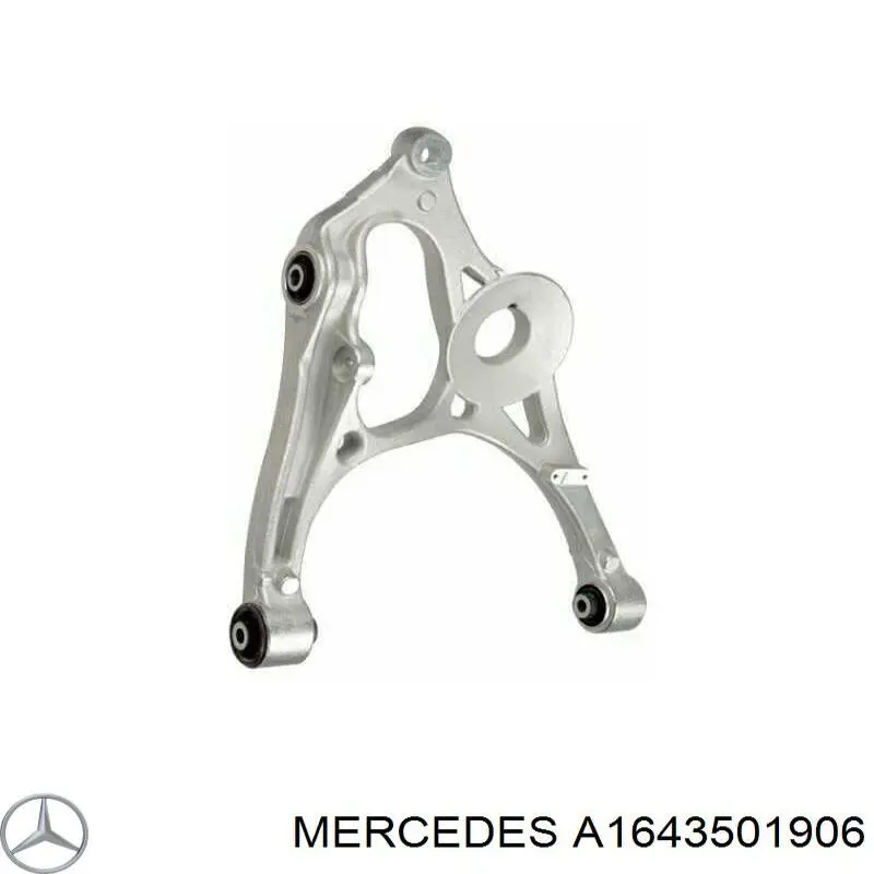 A1643501906 Mercedes brazo suspension trasero inferior izquierdo