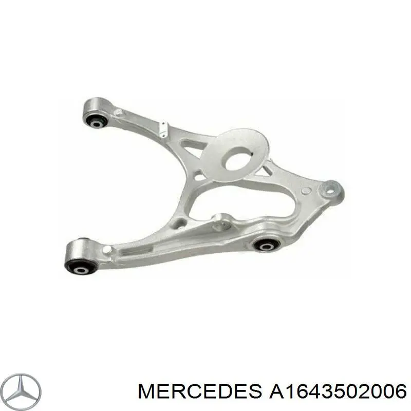 Brazo inferior derecho de la suspensión trasera Mercedes A1643502006 precio, desde 88,57 EUR