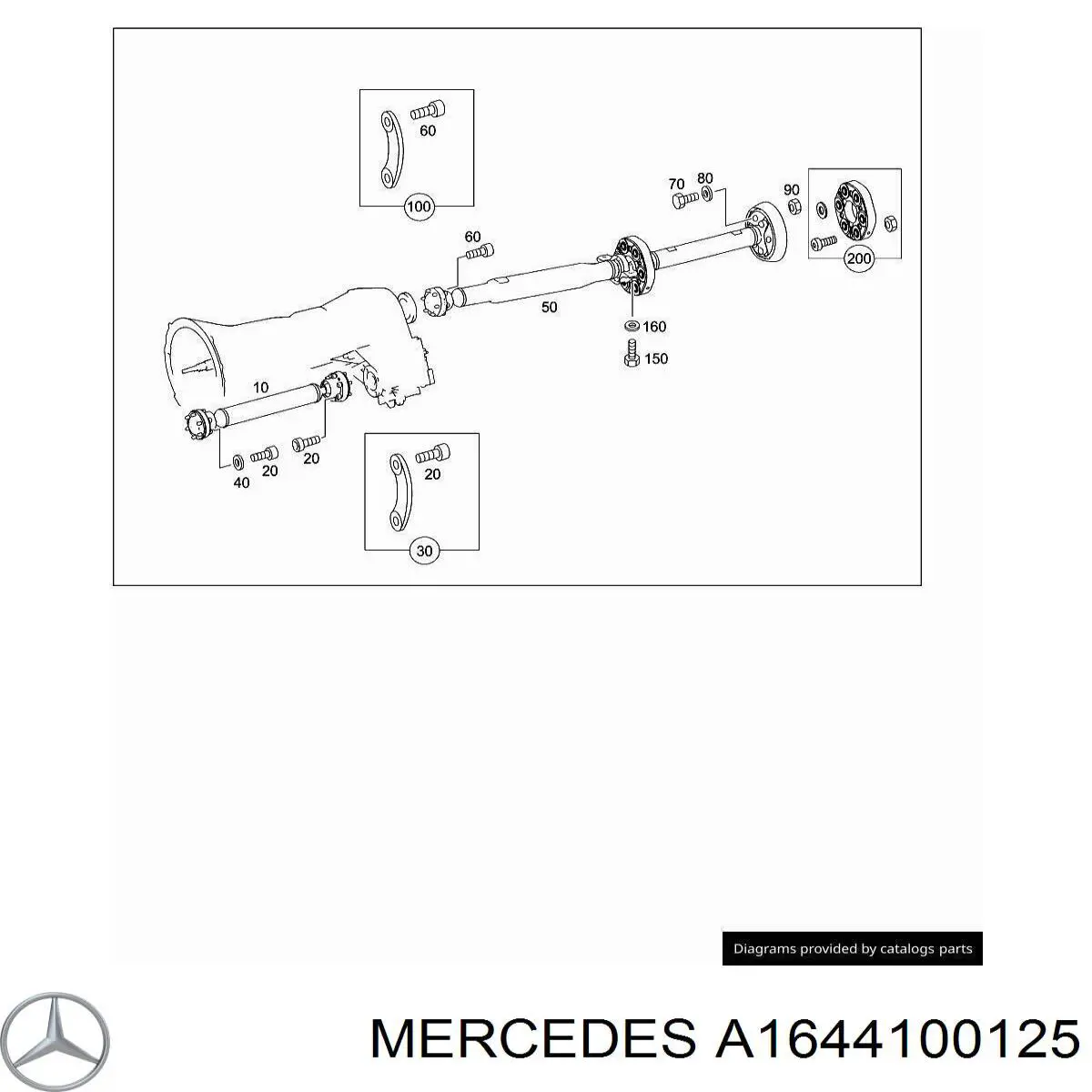 Mercedes A1644100125 precio, desde 58,67 EUR