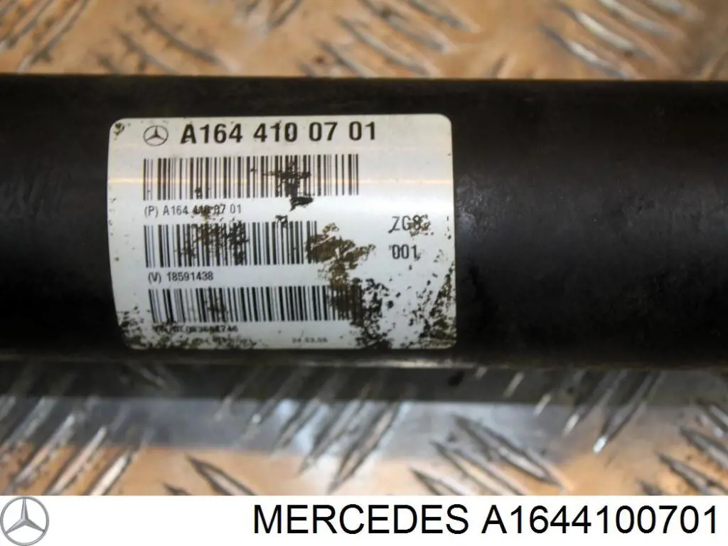 Árbol de transmision delantero A1644100701 Mercedes