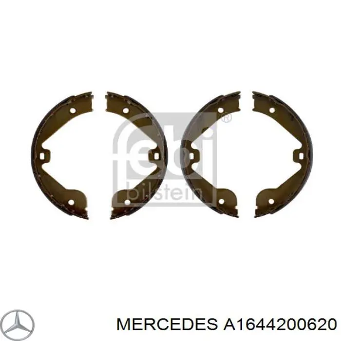 Zapatas de freno de mano Mercedes A1644200620 precio, desde 28,47 EUR