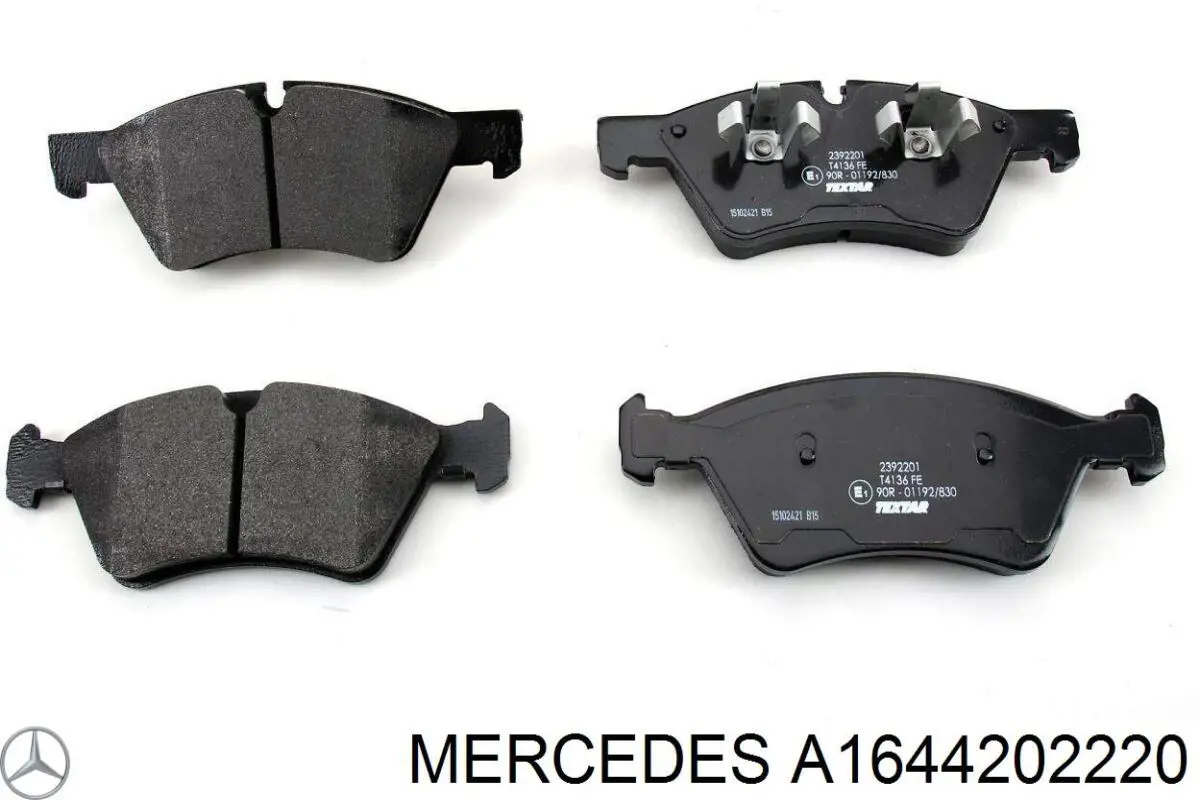 Pastillas de freno A1644202220 Mercedes