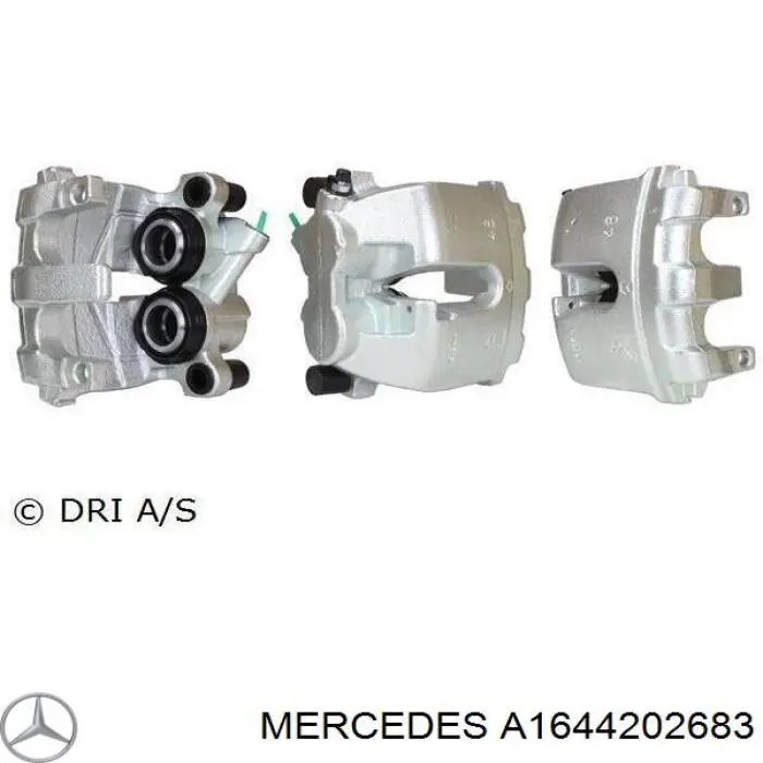 A1644202683 Mercedes Pinza de freno delantera derecha