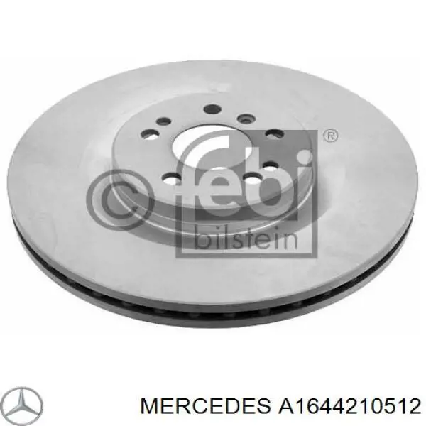 Frenos delanteros Mercedes A1644210512 precio, desde 103,77 EUR
