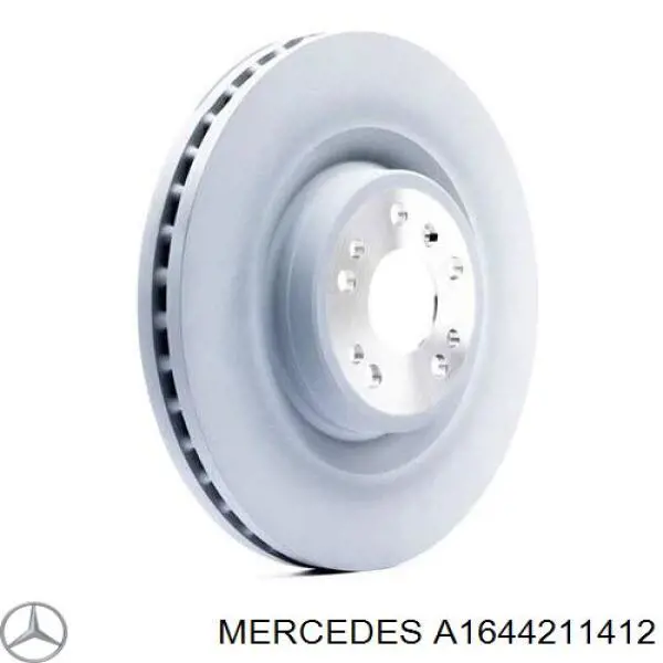 A1644211412 Mercedes disco de freno delantero