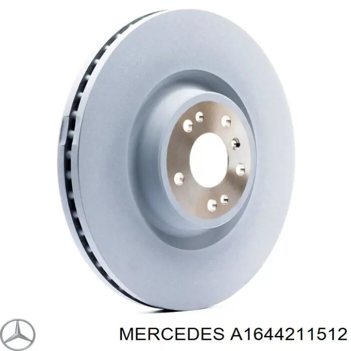 Comprar A1644211512 Mercedes Freno de disco delantero