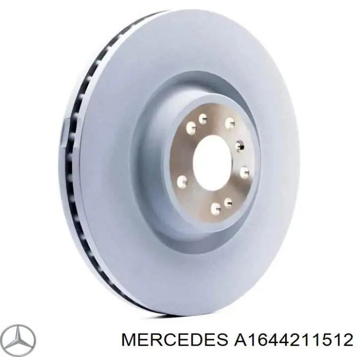 A1644211512 Mercedes disco de freno delantero