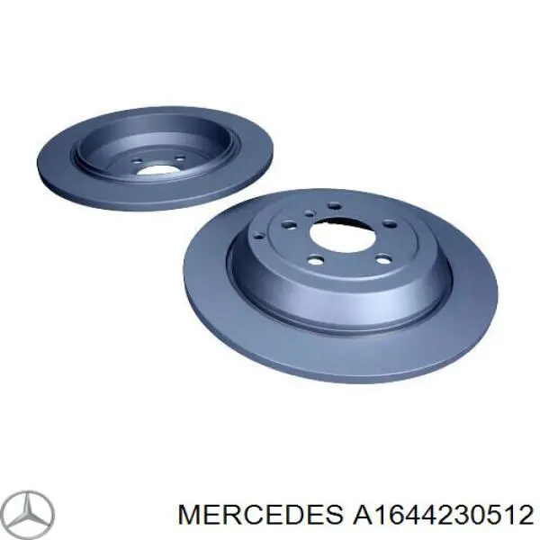 A1644230512 Mercedes disco de freno trasero