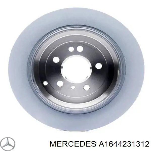 A1644231312 Mercedes disco de freno trasero
