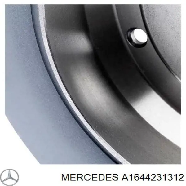 Disco de freno trasero Mercedes A1644231312 precio, desde 60,57 EUR