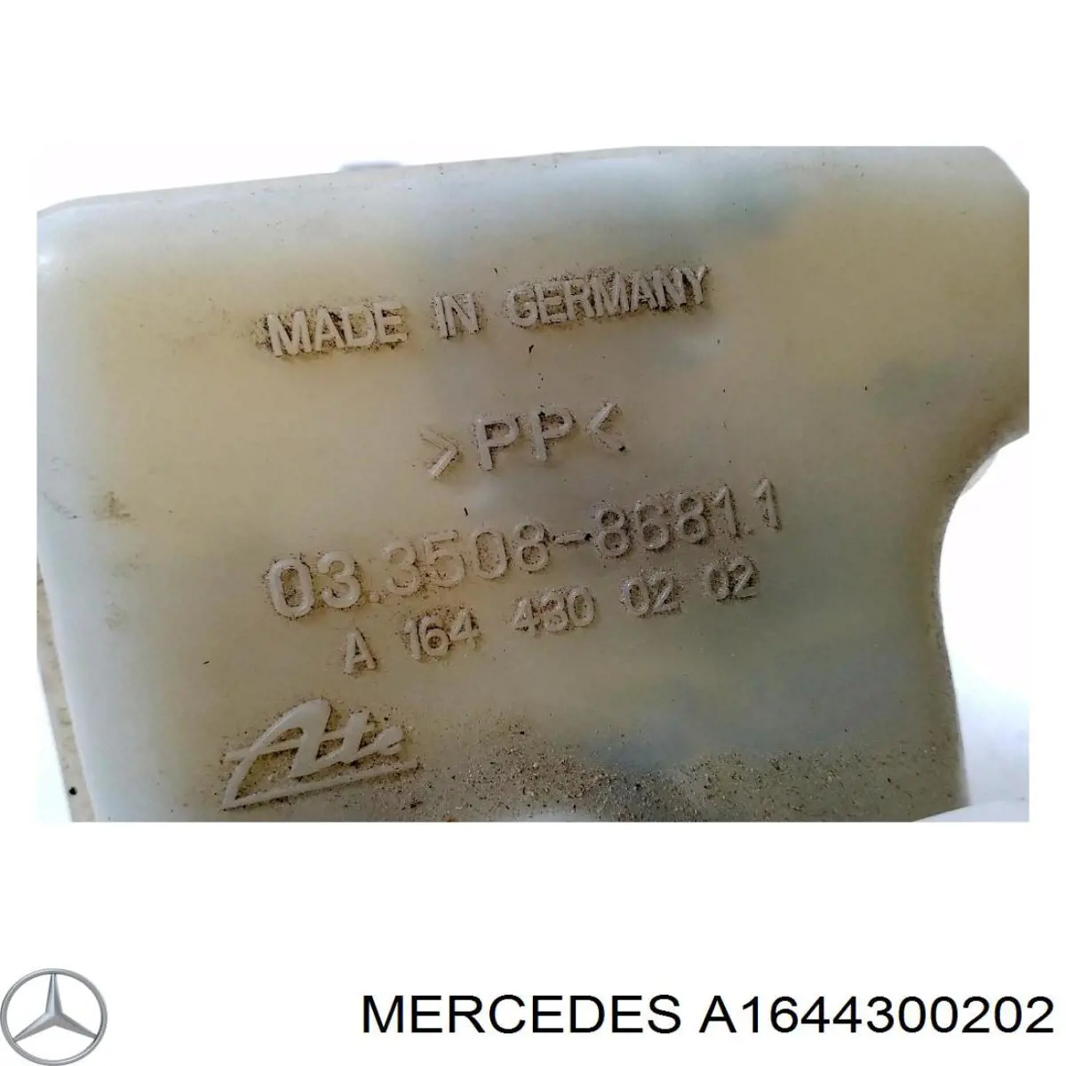 Depósito de líquido de frenos A1644300202 Mercedes