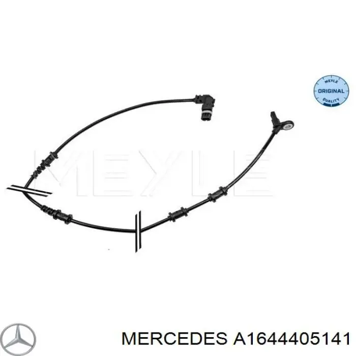 Sensor ABS de rueda delantera Mercedes A1644405141 precio, desde 30,63 EUR