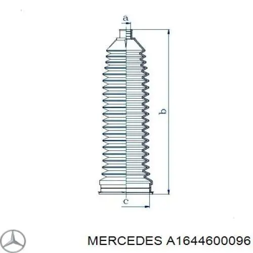Fuelle dirección A1644600096 Mercedes