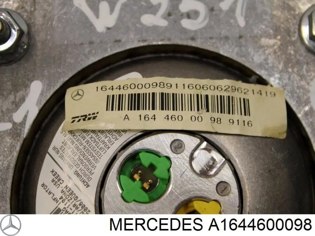 A1644600098 Mercedes Airbag de volante