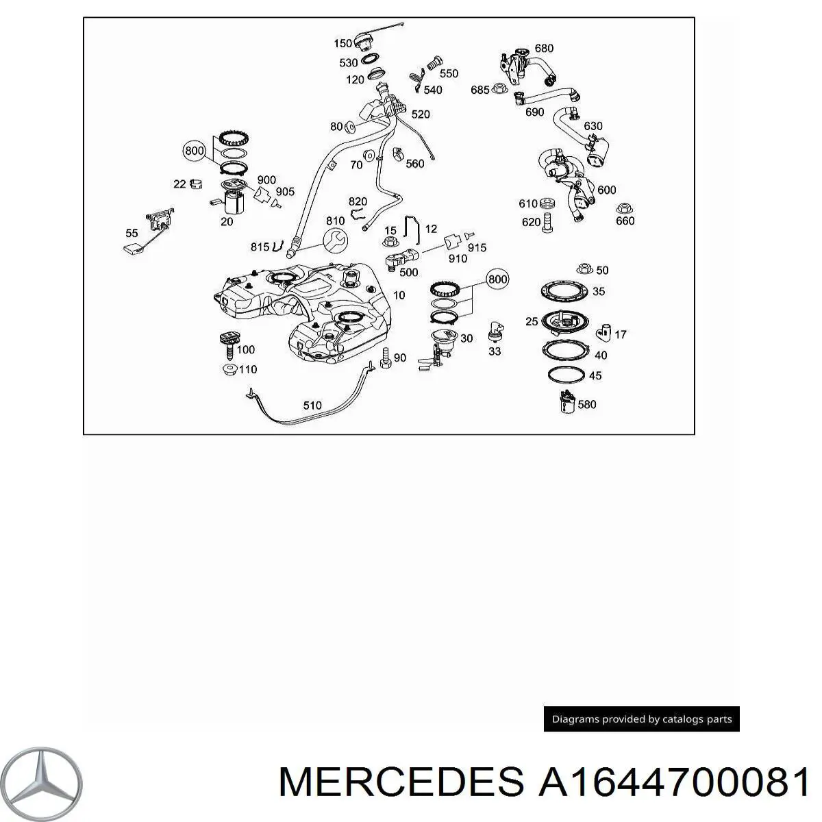  Mercedes A1644700081 precio, desde 22,00 EUR