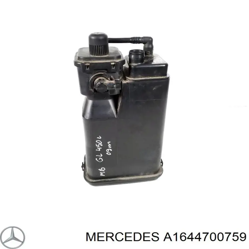 Filtro de carbón activado, ventilación depósito para Mercedes GL (X164)