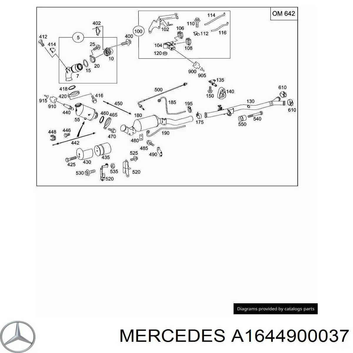 A1644900037 Mercedes