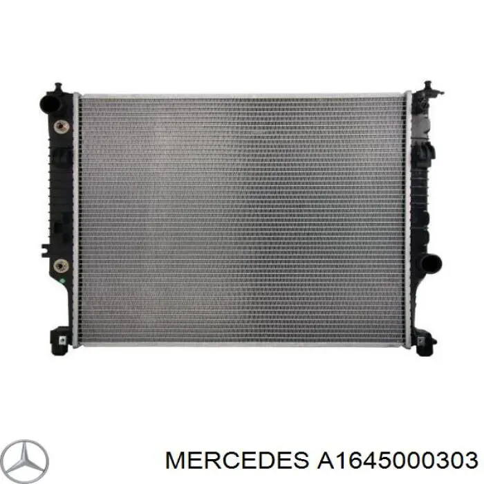 A1645000303 Mercedes radiador