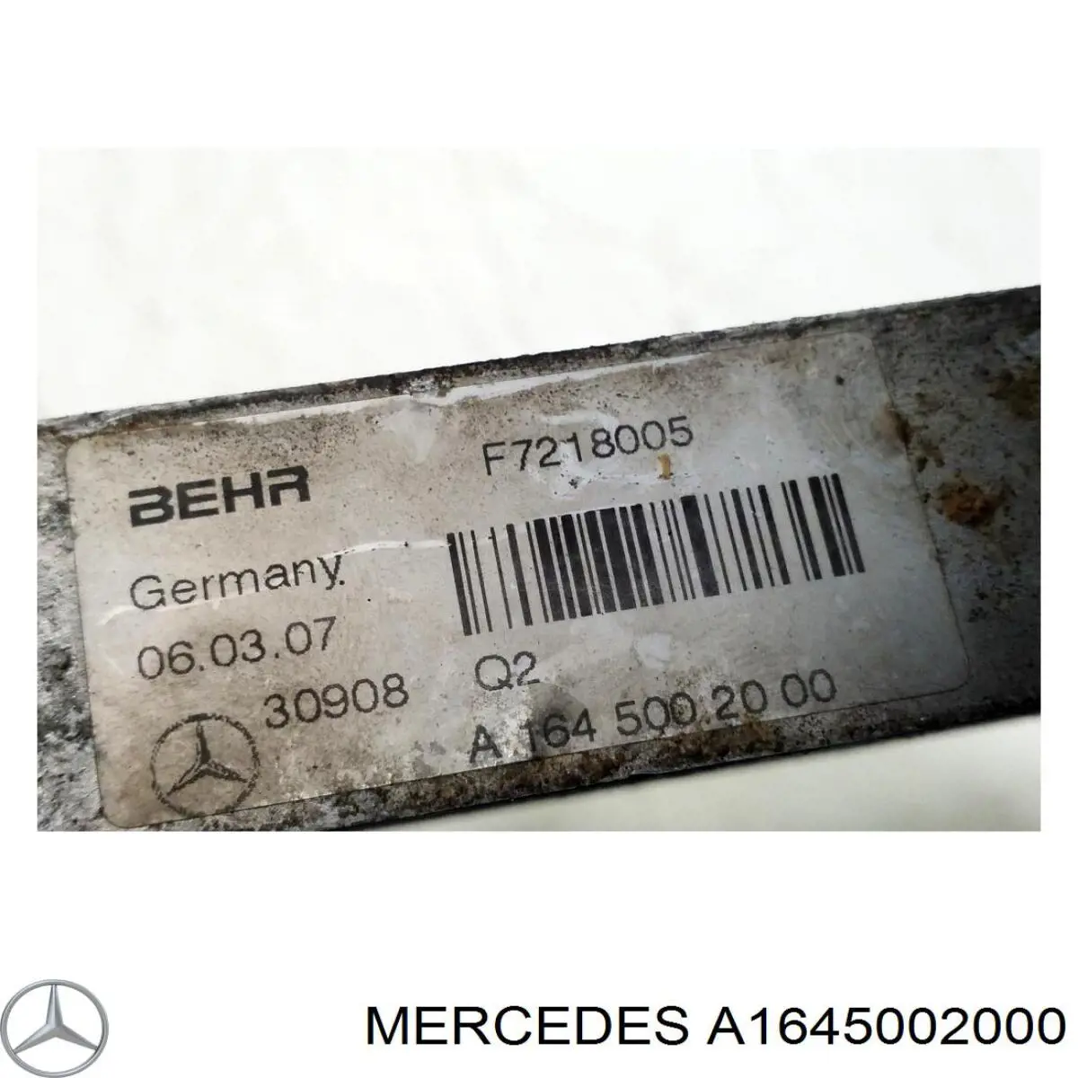 Radiador de aceite A1645002000 Mercedes